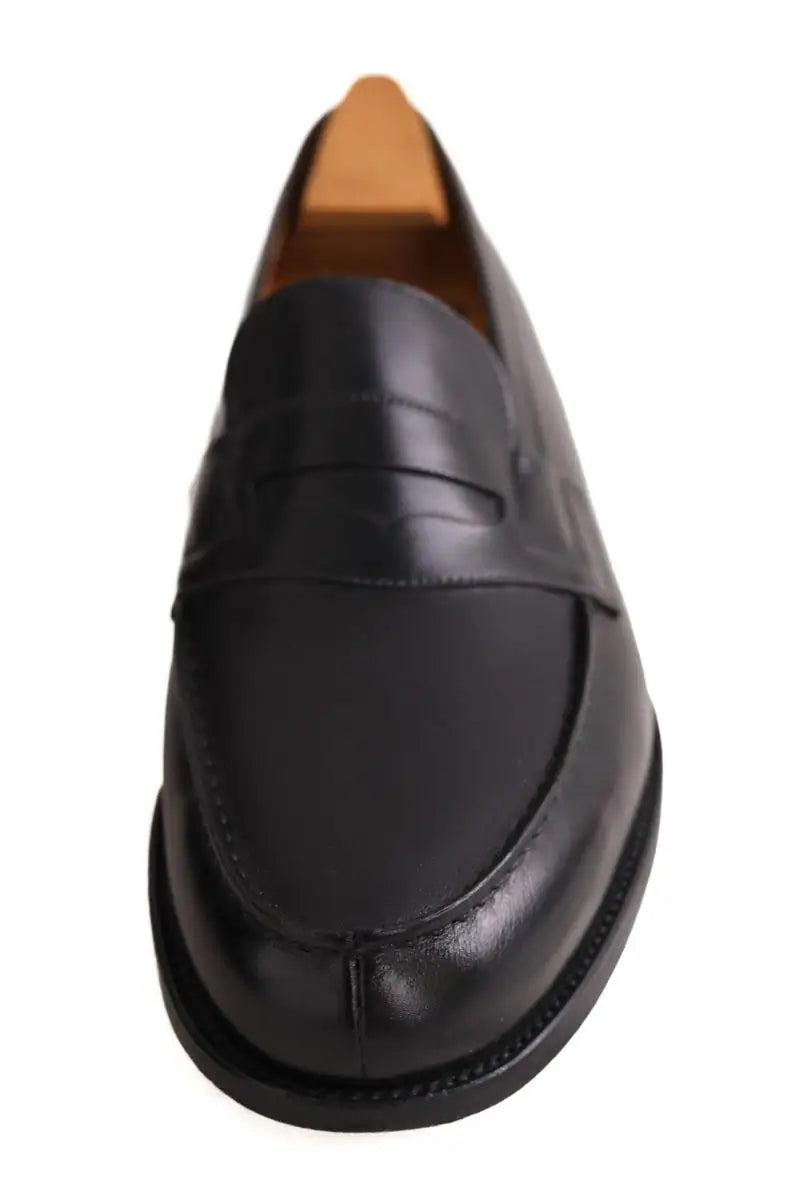 Mocassins JM Weston 180 Noir en Cuir