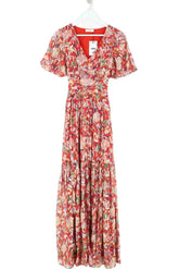 Robe Ba&Sh Rouge en Soie, taille XS - Seconde Main