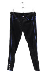 Pantalon droit Isabel Marant Noir en Velours, taille S - Seconde Main
