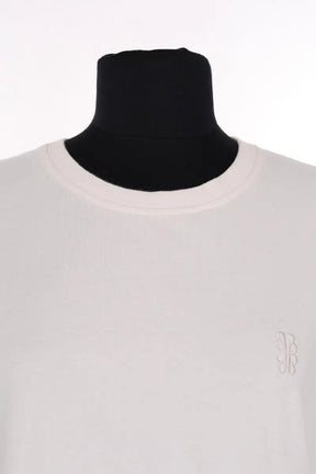 T-shirt Balzac Blanc en Coton