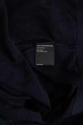 Cardigan ME + EM Bleu en Laine