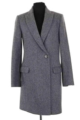 Manteau Zadig & Voltaire Gris en Laine, taille XS - Seconde Main