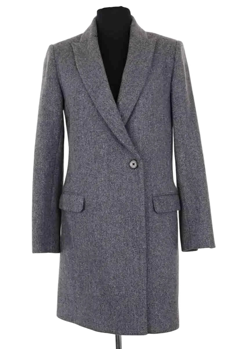 Manteau Zadig & Voltaire Gris en Laine, taille XS - Seconde Main