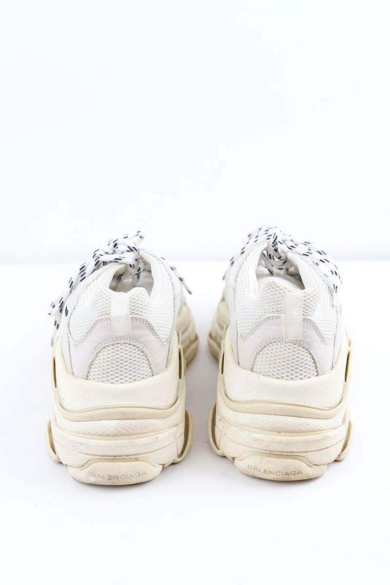 Baskets Triple S Balenciaga  Blanc