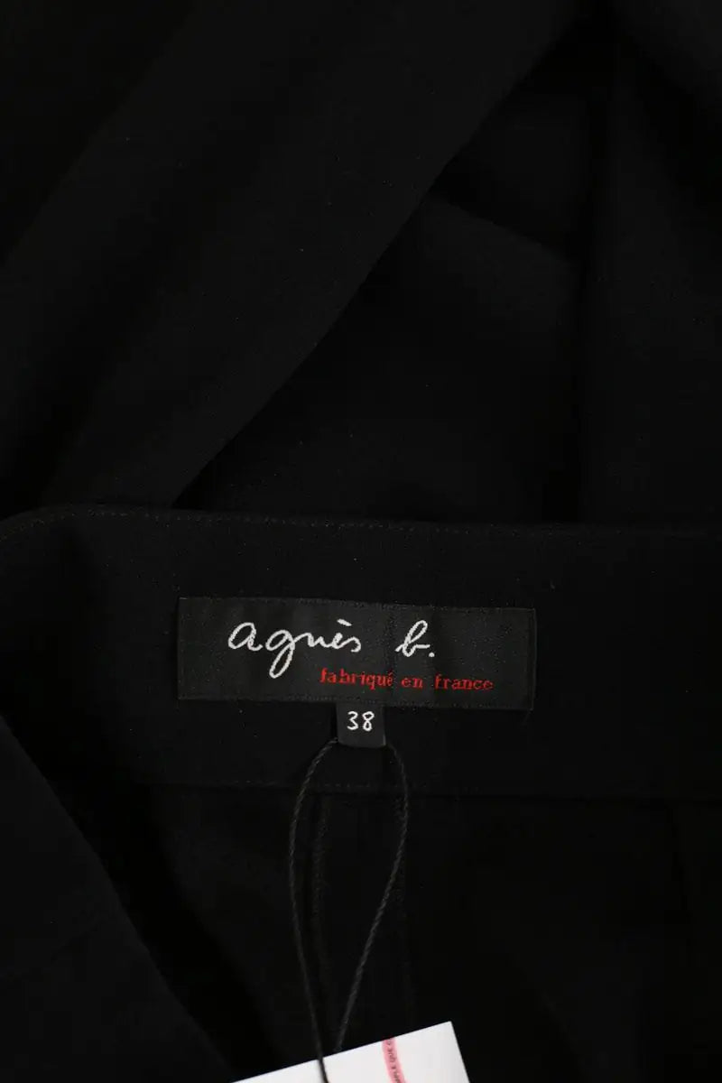 Pantalon droit Agnès B.  Noir