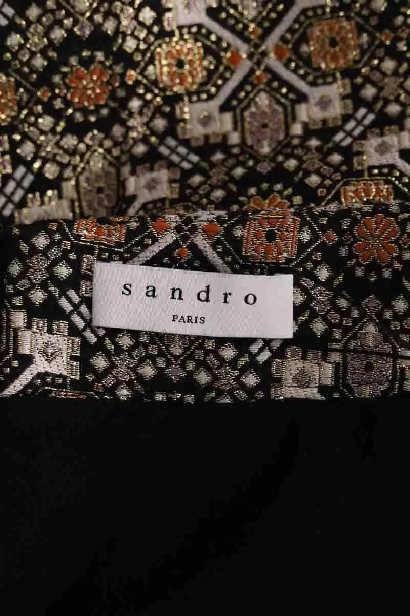 Short Sandro Doré en Viscose