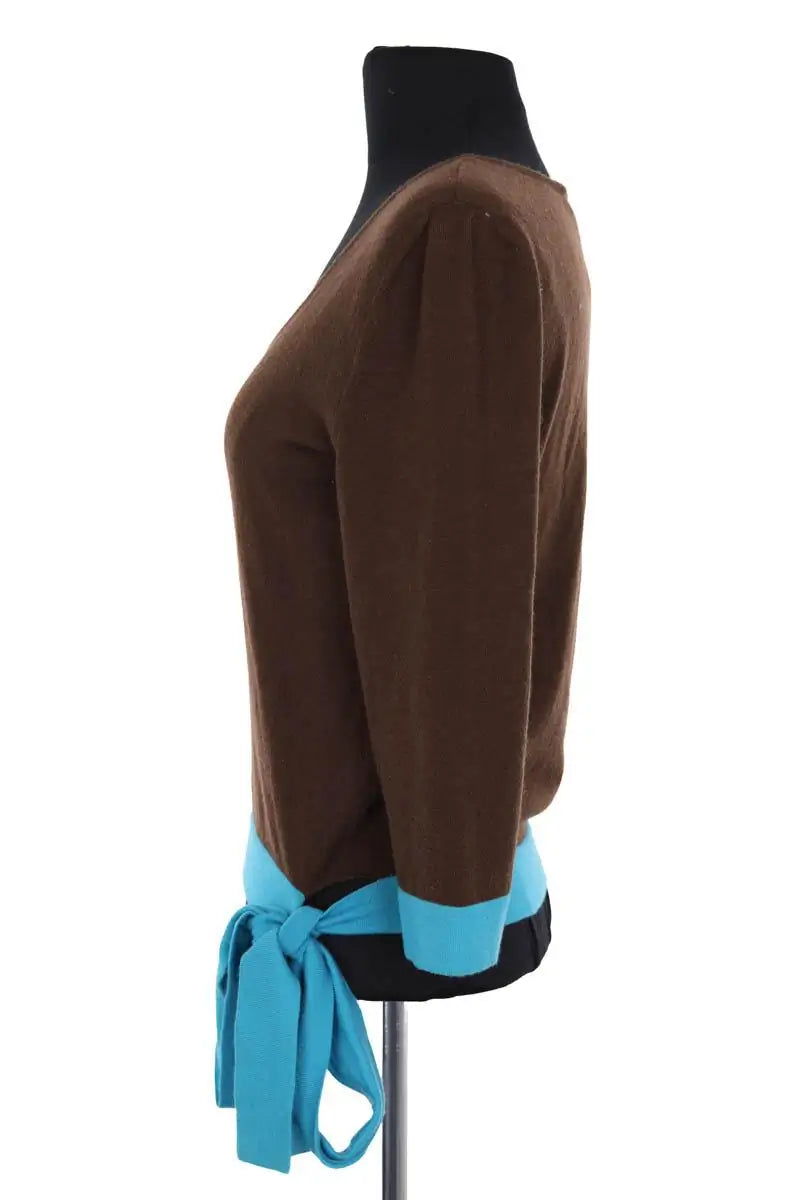 Top Celine Marron en Cachemire
