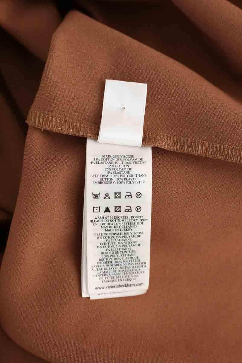 Robe Victoria Beckham  Marron