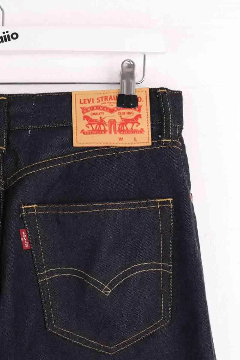 Jean droit Junya Watanabe Bleu en Coton
