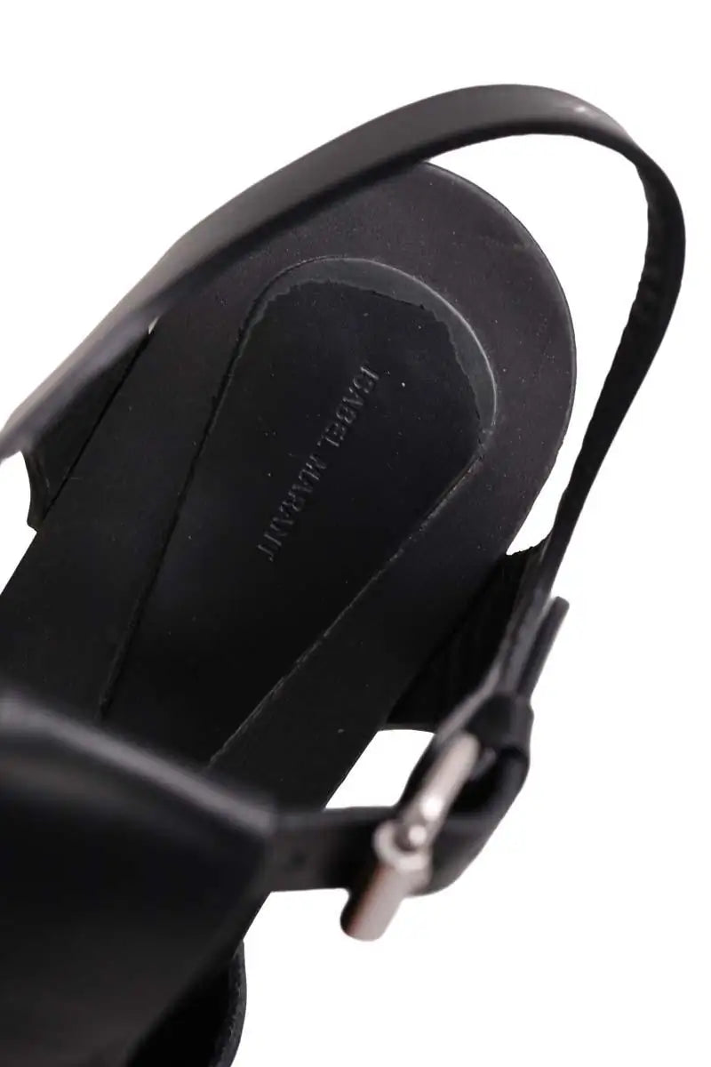 Sabots Isabel Marant Minimals Noir en Cuir