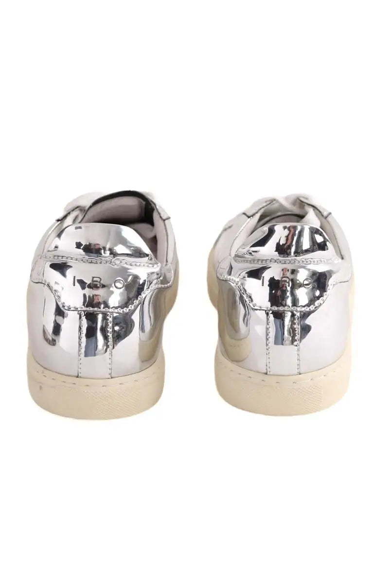 Baskets Iro Argent en Cuir