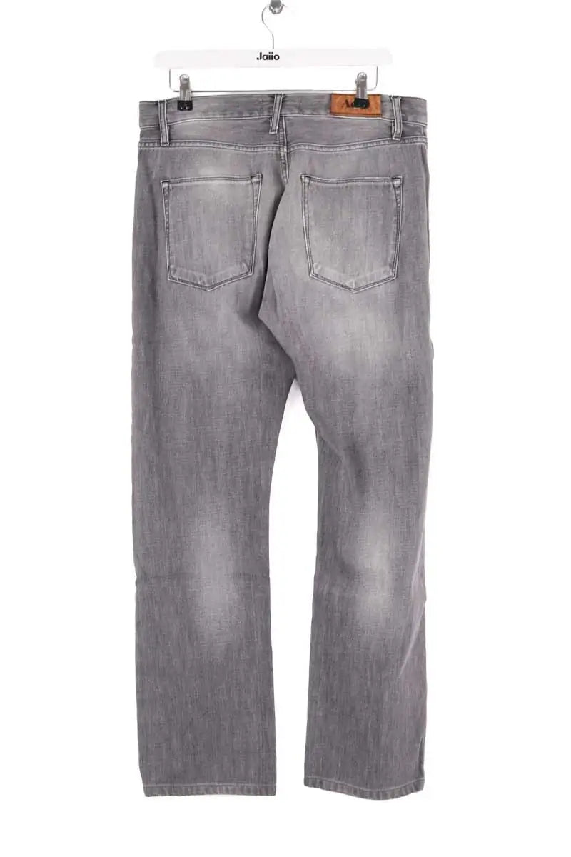 Jean droit Acne Studios Gris en Coton