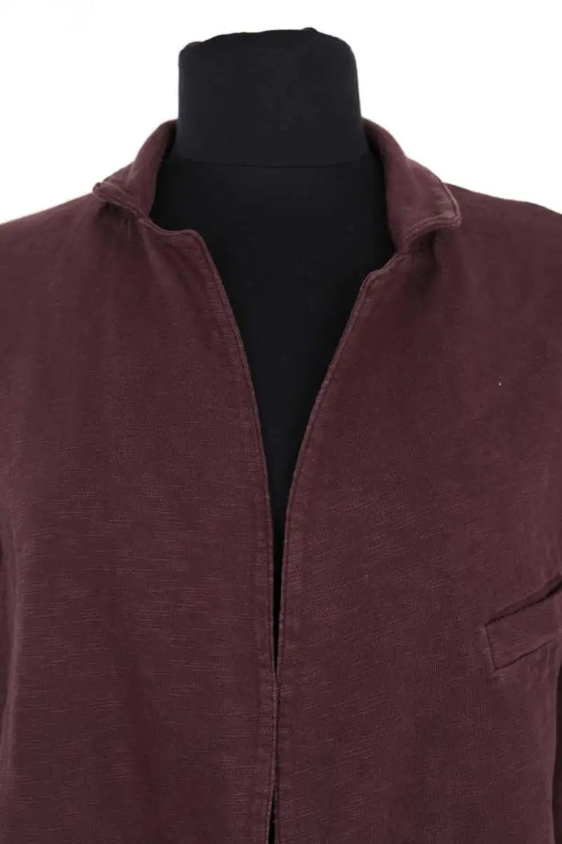 Blazer American Vintage Bordeaux en Coton