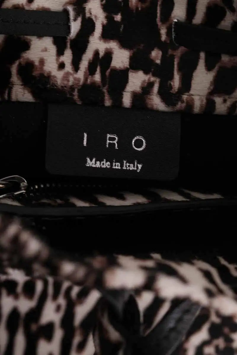 Mini sac Iro Noir en Cuir