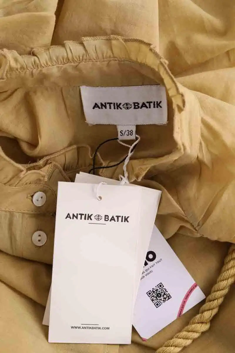 Robe Antik Batik Camel en Synthétique