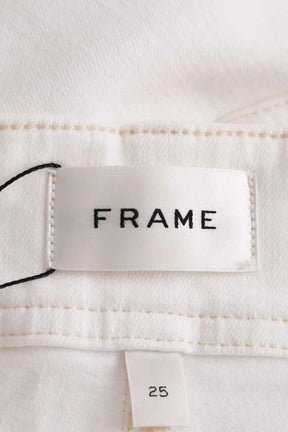 Jean bootcut Frame Blanc en Coton