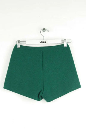 Mini short Agnès B. Vert en Laine