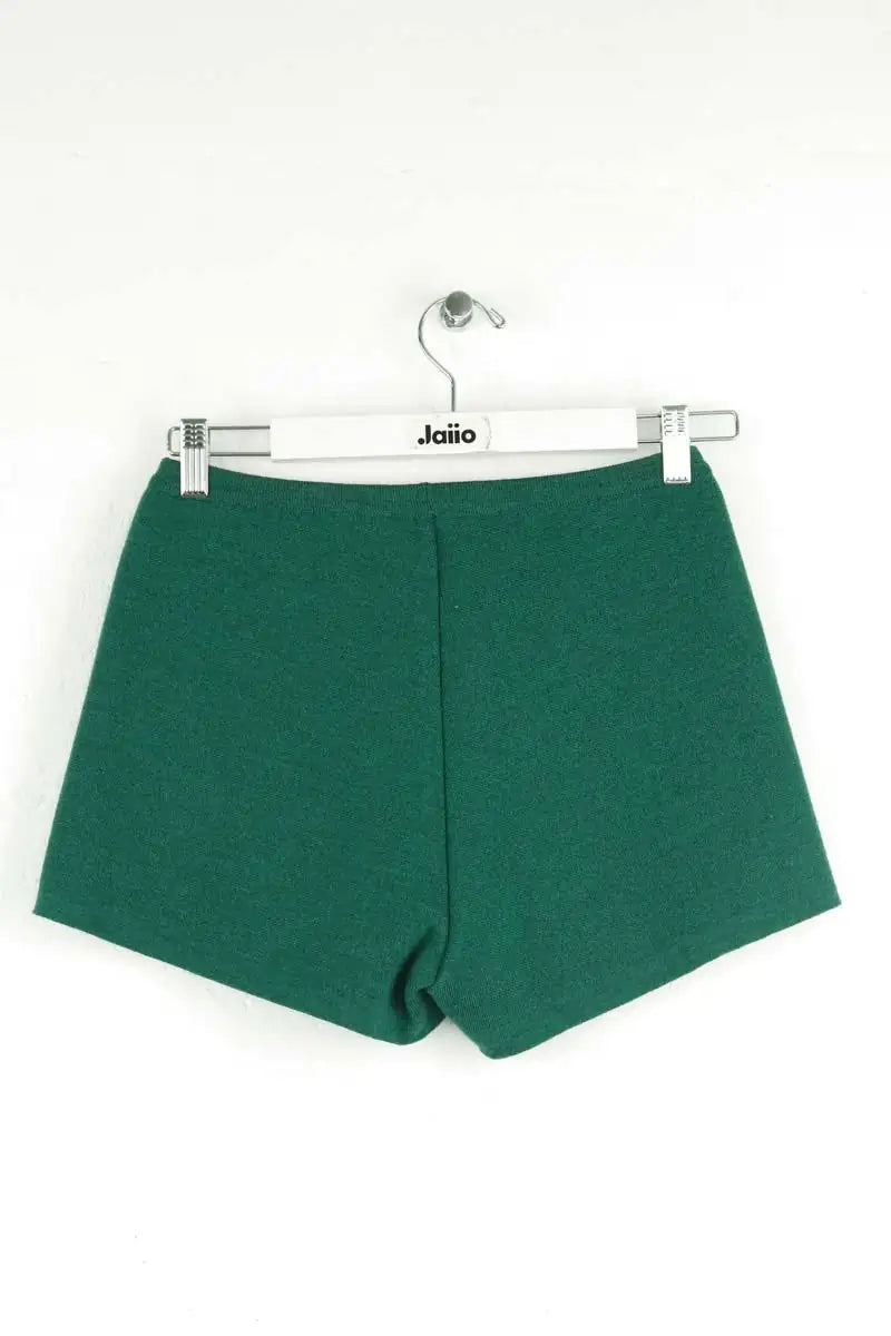 Mini short Agnès B. Vert en Laine