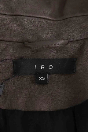 Veste Iro Marron en Cuir