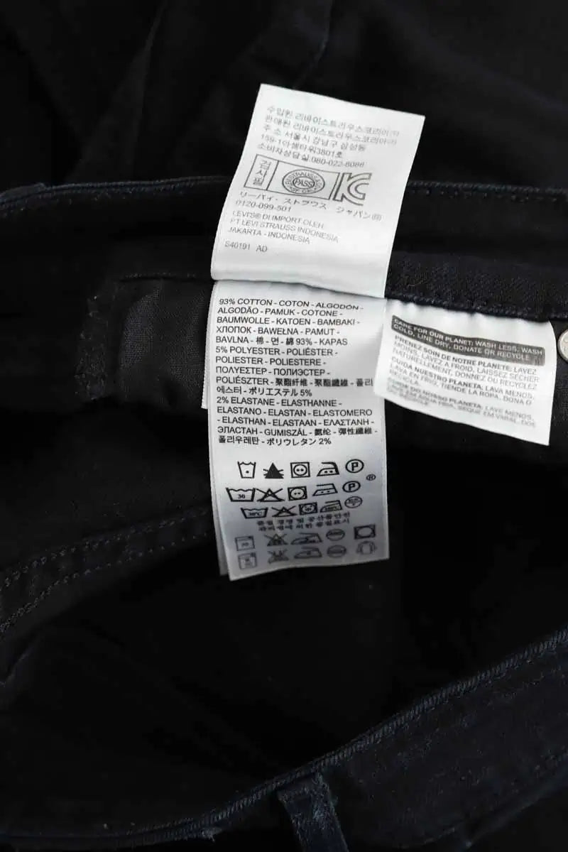 Jean slim Levi's  Noir