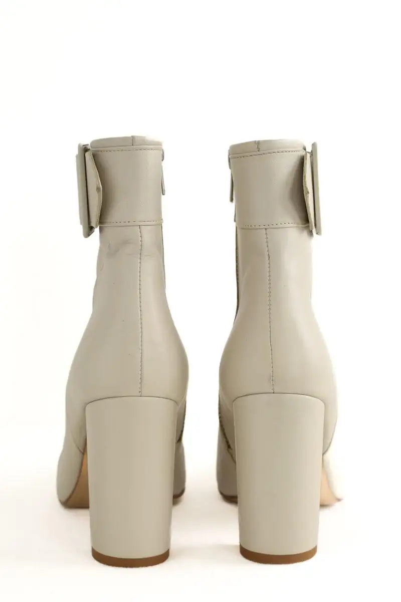 Boots à boucles The Kooples  Ecru