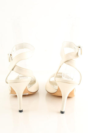 Talons Manolo Blahnik  Ecru