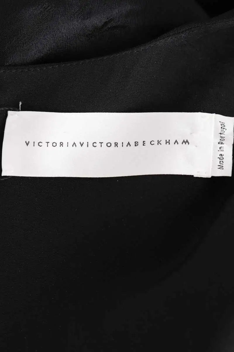 Robe Victoria Beckham Noir en Synthétique