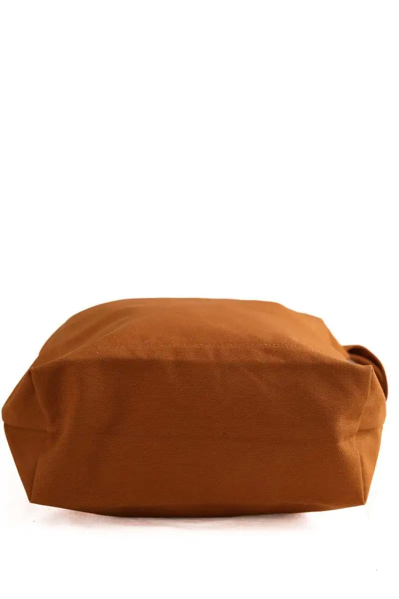 Cabas Longchamp Camel en Coton