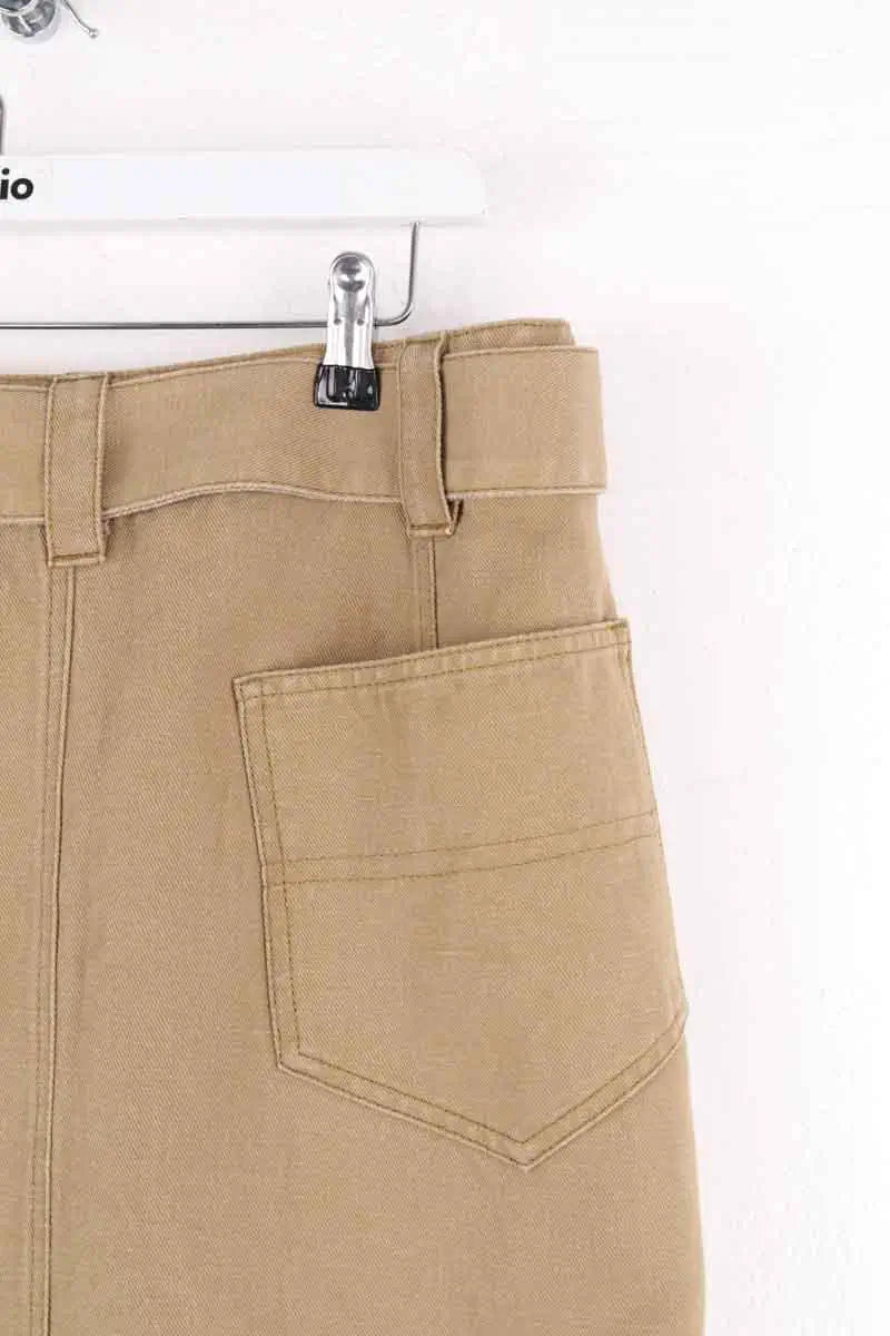 Jupe Soeur Beige en Coton