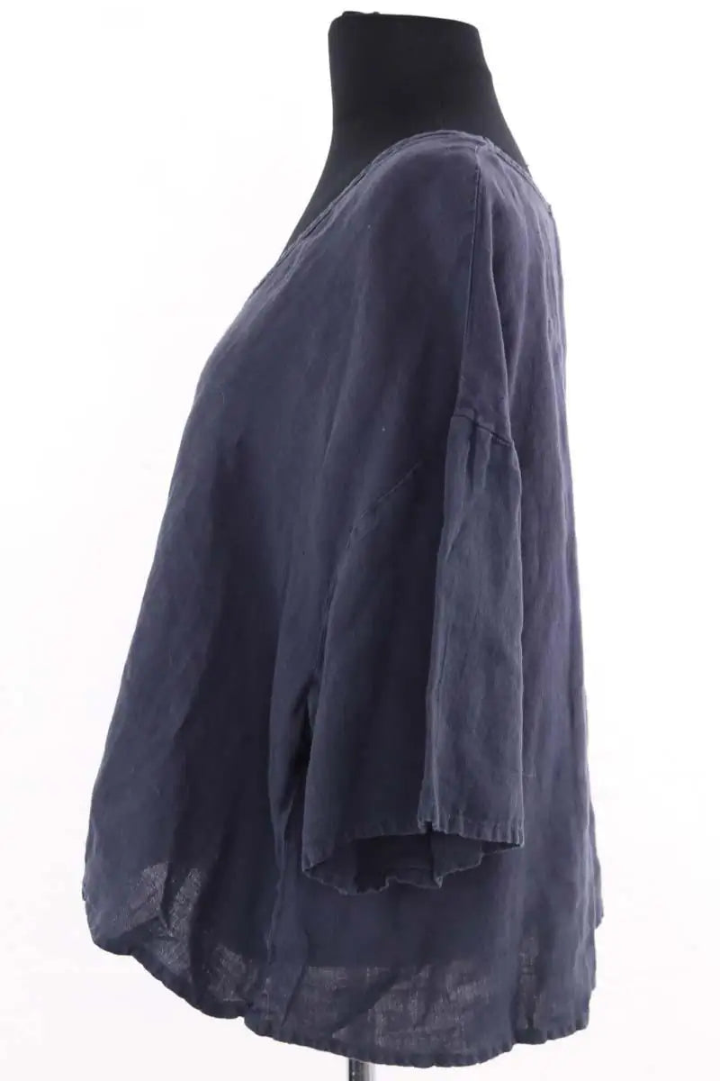 T-shirt American Vintage Anthracite en Lin
