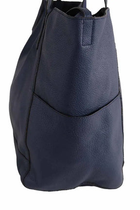 Sac porté épaule Michael Kors Bleu en Cuir
