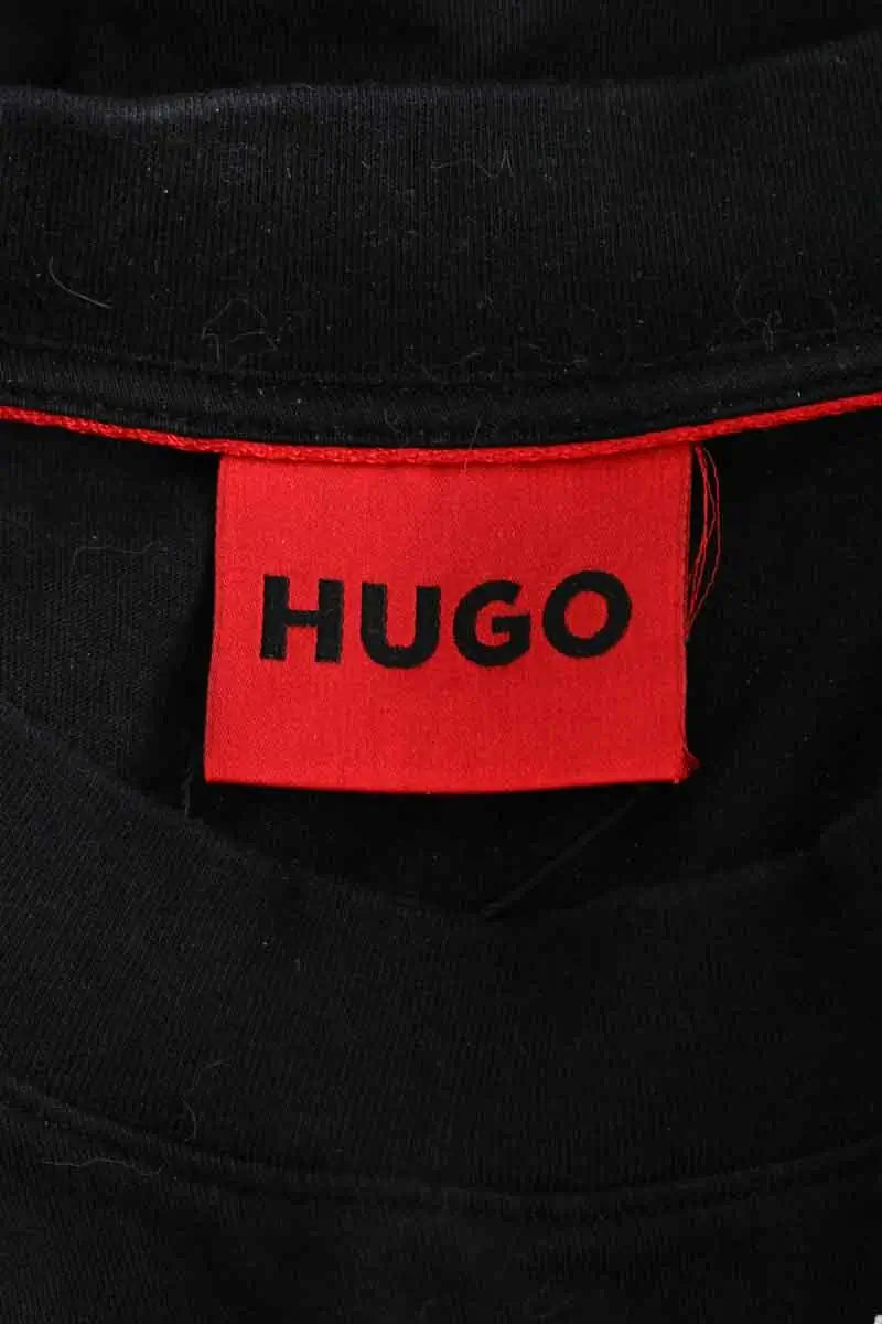 T-shirt Hugo Boss Noir en Coton