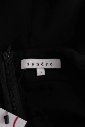 Robe Sandro Noir en Synthétique