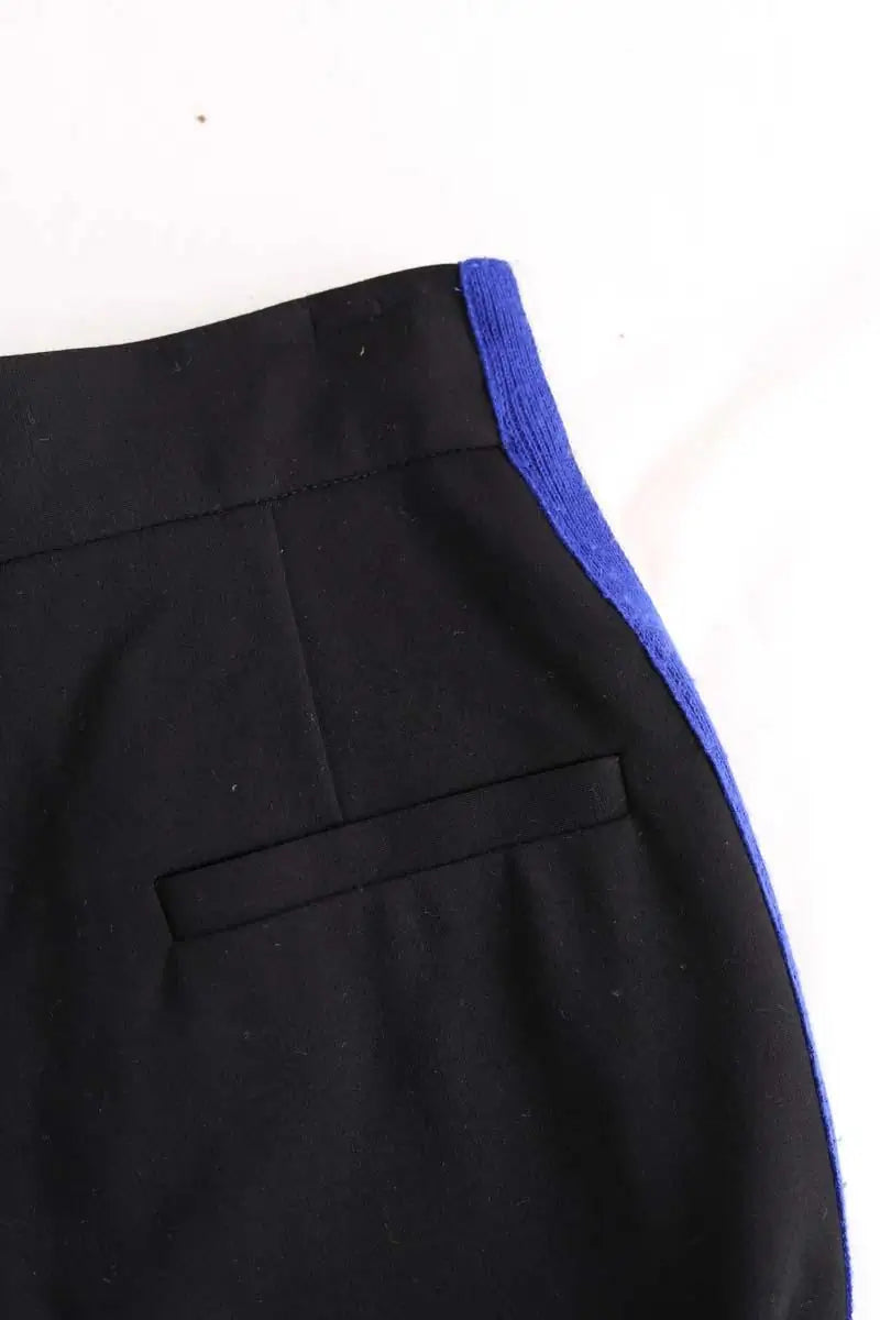 Pantalon court Sandro Noir en Synthétique