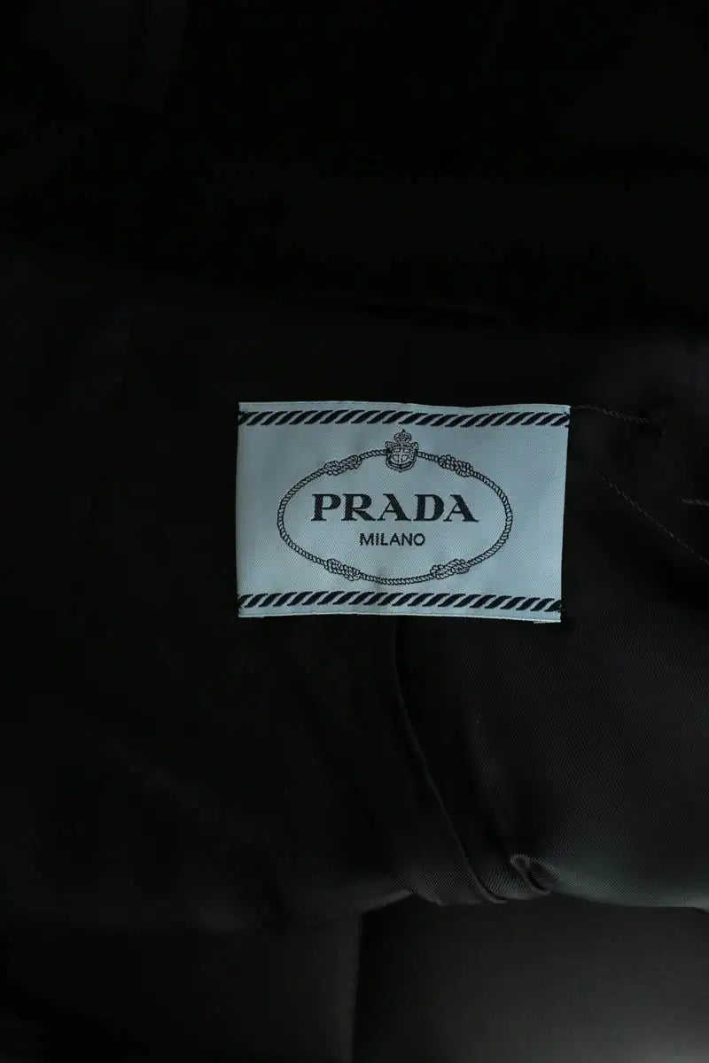 Blazer Prada Noir en Laine