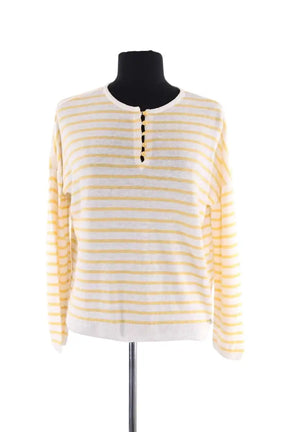 Top Des Petits Hauts Aglaon Jaune en Coton, taille XS - Seconde Main