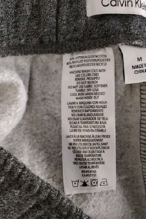 Pantalon droit Calvin Klein  Gris
