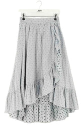 Jupe Maje Bleu en Coton, taille S - Seconde Main