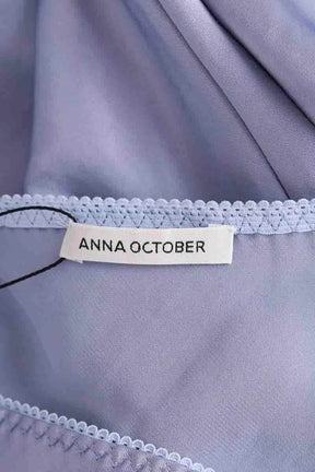 Jupe Anna October Bleu en Synthétique