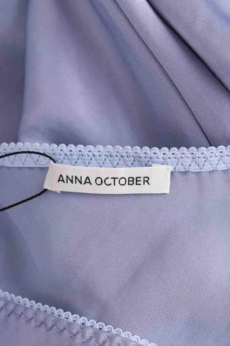 Jupe Anna October Bleu en Synthétique