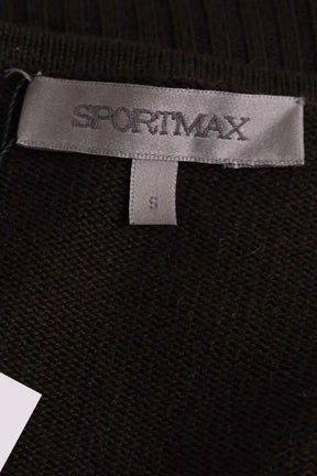 Top Sportmax Marron en Soie