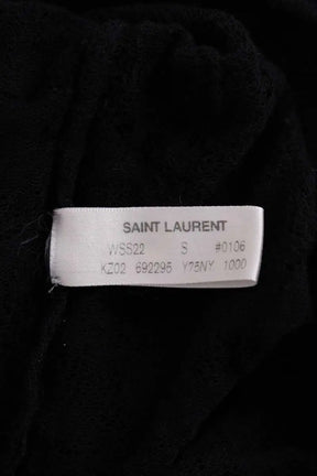 Combinaison Saint Laurent Noir en Coton