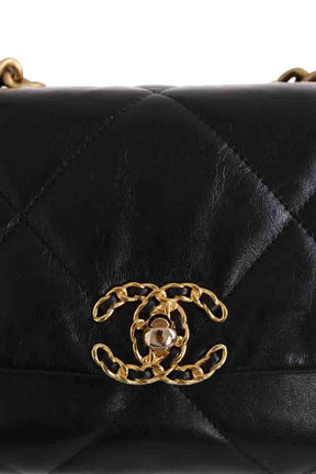 Sac à bandoulière Chanel Chanel 19 Noir en Cuir