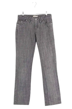 Jean droit Sandro Anthracite en Coton, taille M - Seconde Main