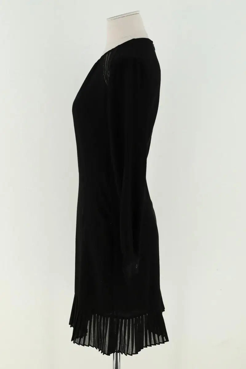 Robe Sandro Noir en Viscose