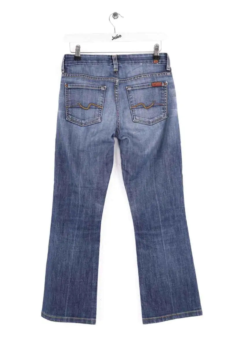 Jean bootcut 7 For All Mankind Bleu en Coton
