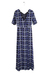 Robe Emporio Armani Bleu en Soie, taille M - Seconde Main