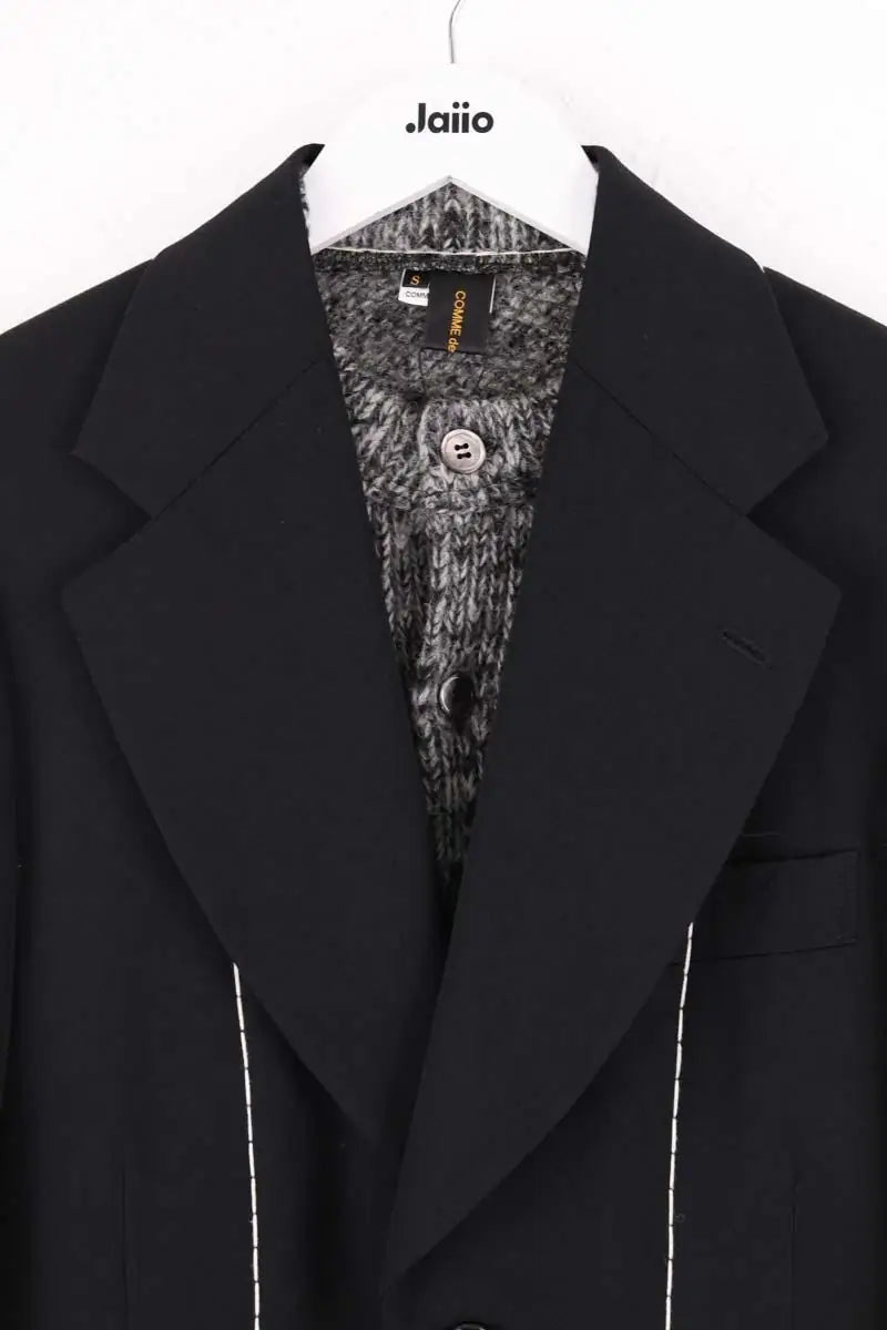 Veste Comme Des Garçons Noir en Laine