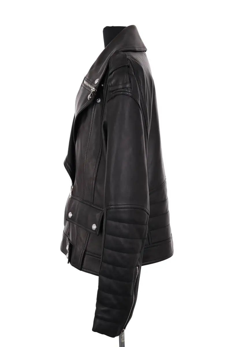 Veste Balmain Noir en Cuir