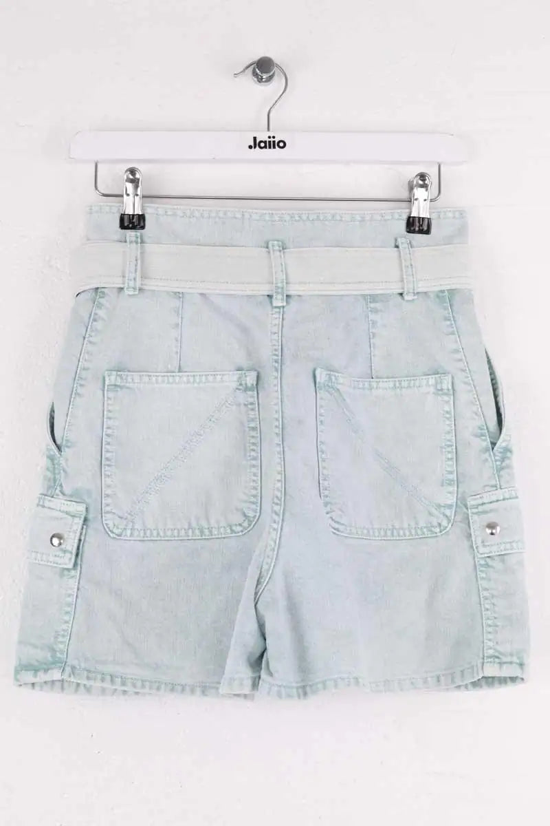Short Iro Turquoise en Coton